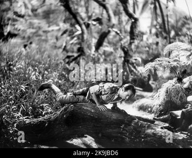 Douglas Fairbanks, Jr., on-set of the Film, 'Green Hell', Universal Pictures, 1940 Stock Photo