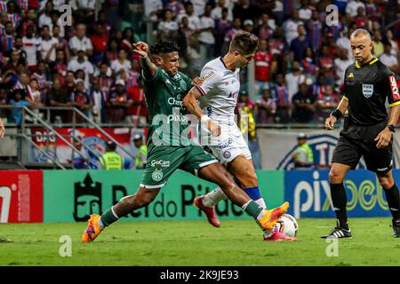 Salvador, Brazil. 28th Oct, 2022. In the photo, the game between Bahia x Guarani, Campeonato Brasileiro Serie B 2022, held at Estádio da Arena Fonte Nova, in Salvador (BA), this Friday (28). Credit: Márcio Roberto/FotoArena/Alamy Live News Stock Photo