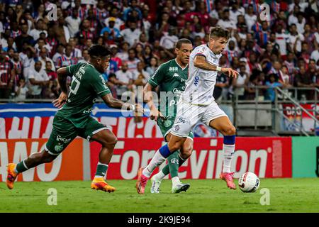 Salvador, Brazil. 28th Oct, 2022. In the photo, the game between Bahia x Guarani, Campeonato Brasileiro Serie B 2022, held at Estádio da Arena Fonte Nova, in Salvador (BA), this Friday (28). Credit: Márcio Roberto/FotoArena/Alamy Live News Stock Photo
