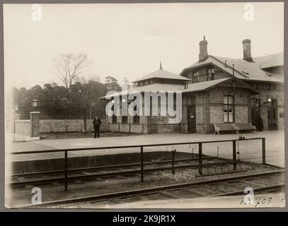 Outdoor service at Ängelholm Central Station. Stock Photo