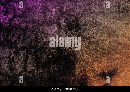 Multicolor rough grunge textured old abandoned plaster wall surface Stock Photo