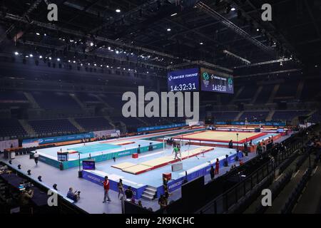 M&S Bank Arena, Liverpool, UK. 28th Oct, 2022. General view of M&S Bank Arena, OCTOBER 28, 2022 - Artistic Gymnastics : FIG Artistic Gymnastic World Championships Liverpool 2022 at M&S Bank Arena, Liverpool, UK. Credit: YUTAKA/AFLO SPORT/Alamy Live News Stock Photo