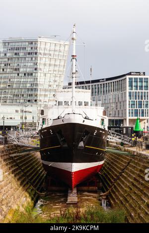 Edmund Gardner, Liverpool Cutter No2 (1953) Pier head , Liverpool, England, United Kingdom. Stock Photo