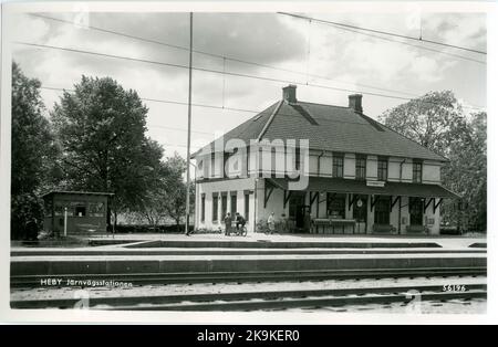 The station was built in 1874. In 1934, the station house was rebuilt. Stock Photo