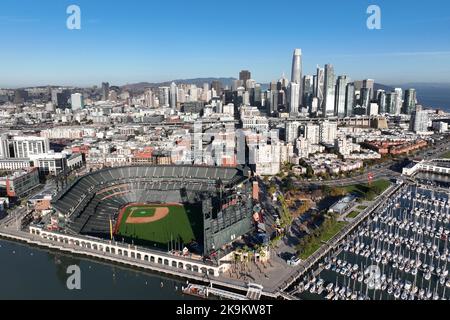 Oracle Park, home of the San Francisco Giants baseball team. California  Stock Photo - Alamy