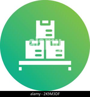 Package Vector Icon design Illustration Stock Vector