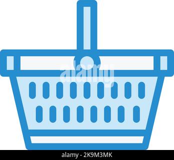 Shopping Basket Vector Icon design Illustration Stock Vector