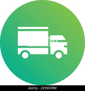 Delivery Truck Vector Icon design Illustration Stock Vector