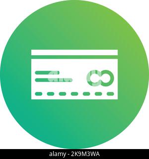 Credit Card Vector Icon design Illustration Stock Vector