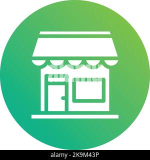 Shop Vector Icon design Illustration Stock Vector