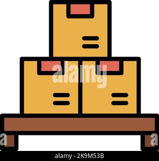 Package Vector Icon design Illustration Stock Vector