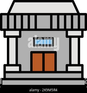 Bank Vector Icon design Illustration Stock Vector