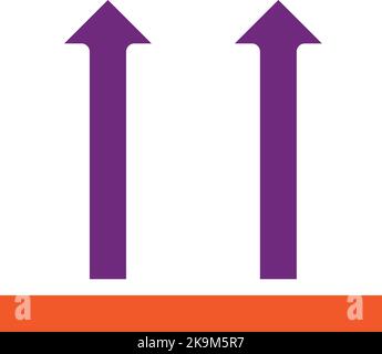 Fragile Vector Icon design Illustration Stock Vector
