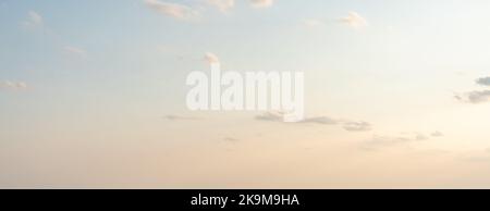 Sunrise sky in the morning, sunset sky with some clouds for background Stock Photo