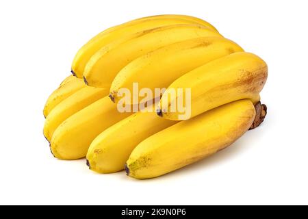 Bunch of bananas isolated on white background. Stock Photo