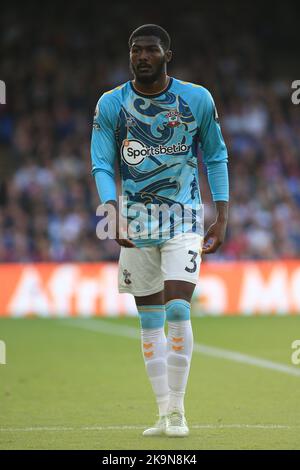 London, UK. 29th Oct, 2022. Ainsley Maitland-Niles of Southampton during the Premier League match between Crystal Palace and Southampton at Selhurst Park, London, England on 29 October 2022. Photo by Pedro Soares. Editorial use only, license required for commercial use. No use in betting, games or a single club/league/player publications. Credit: UK Sports Pics Ltd/Alamy Live News Stock Photo