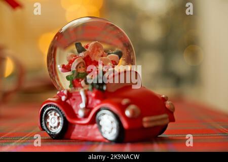 holiday paraphernalia. New Year . toys . lights. Christmas tree . holiday Stock Photo