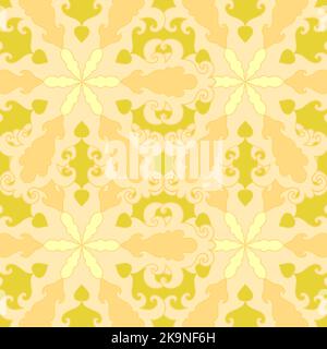 Seamless ornamental ethnic background. Hand drawn ethnic ornate pattern Stock Vector