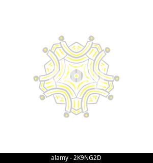 Abstract decorative mandala pattern. Round ornament Stock Vector