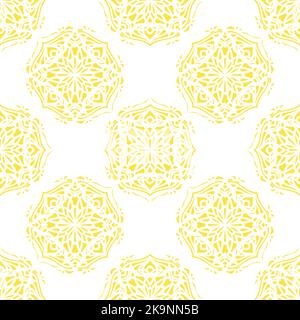 Seamless floral pattern with abstract ornaments. Abstract background. Herbal details. Decorative surface design for prints, wallpaper, cover, statione Stock Vector
