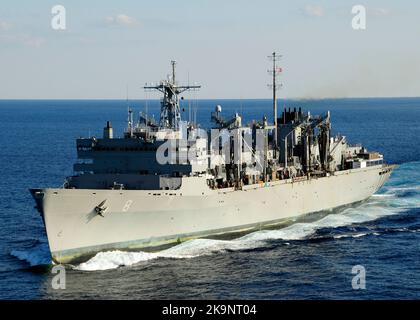 Military Sealift Command fast combat support ship USNS Arctic (T-AOE 8) Stock Photo