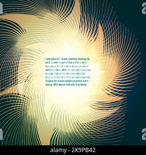Ornate page cover, ornate frame template for design Stock Vector