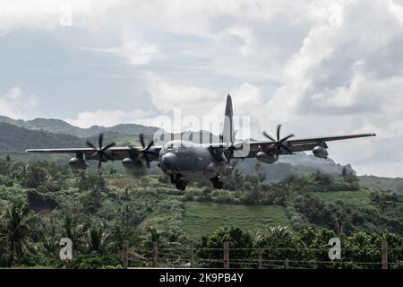 An MC-130J Commando II assigned to the 1st Special Operations Squadron ...