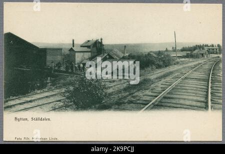 The cabin in Ställdalen Stock Photo - Alamy