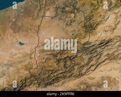 Beni Mellal-Khenifra, region of Morocco. Low resolution satellite map Stock Photo