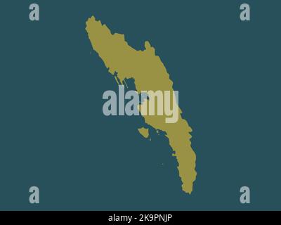 Rakhine, state of Myanmar. Solid color shape. Corner auxiliary location ...