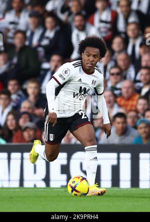 London, UK. 29th October 2022. Willian of Fulham during the Premier League match at Craven Cottage, London. Picture credit should read: David Klein / Sportimage Credit: Sportimage/Alamy Live News Stock Photo