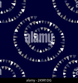 Abstract seamless decortaive pattern with colorful ornaments. Stock Vector
