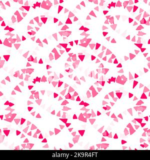 Abstract seamless decortaive pattern with colorful ornaments. Stock Vector