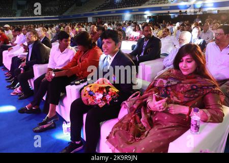 Kolkata, India. 29th Oct, 2022. BJP Leader Baisali Dalmiya during CAB annual award Ceremony at the Netaji Indoor Stadium in Kolkata, India on October 29, 2022. (Credit Image: © Dipa Chakraborty/Pacific Press via ZUMA Press Wire) Credit: ZUMA Press, Inc./Alamy Live News Stock Photo