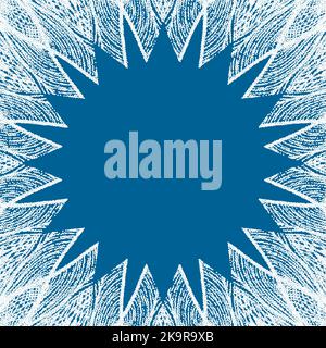 Abstract decorative dotted frame. Element for design. Stock Vector