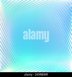 Abstract soft blue background of geometrical lines and blurred surface. Stock Vector