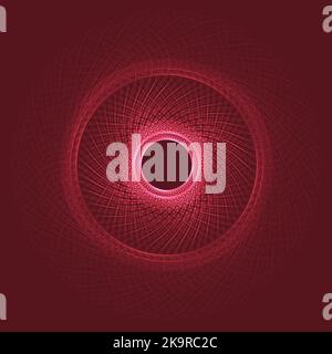 Abstract colorful background. Design template with concentric circles. Stock Vector