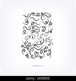 Abstract doodle pattern for decoration. Decorative ornament. Stock Vector