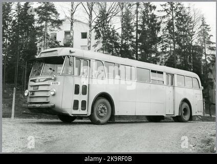 State Railways, SJ Bus. Stock Photo