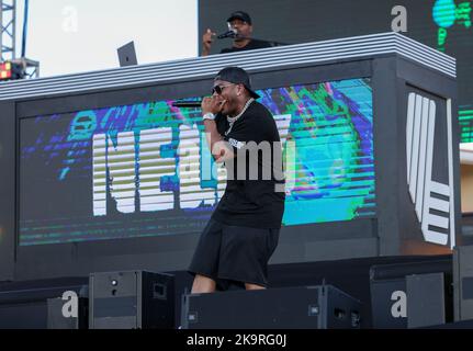 Miami, United States Of America. 29th Oct, 2022. DORAL - FLORIDA, OCTOBER 29: NELLY Performs at the LIV Golf Invitational - Miami at Trump National Doral Miami on October 29, 2022 in Doral, Florida. (Photo by Alberto E. Tamargo/Sipa USA) Credit: Sipa USA/Alamy Live News Stock Photo