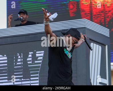 Miami, United States Of America. 29th Oct, 2022. DORAL - FLORIDA, OCTOBER 29: NELLY Performs at the LIV Golf Invitational - Miami at Trump National Doral Miami on October 29, 2022 in Doral, Florida. (Photo by Alberto E. Tamargo/Sipa USA) Credit: Sipa USA/Alamy Live News Stock Photo