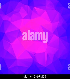 Abstract polygonal background. Futuristic style. Geometric colorful triangle texture. Mosaical surface. Stock Vector