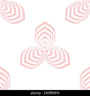 Seamless background with abstract twisted floral shapes. Decorative modern style pattern. Stock Vector
