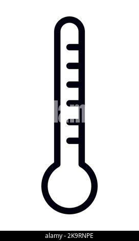 Thermometer sign temperature vector icon Stock Vector