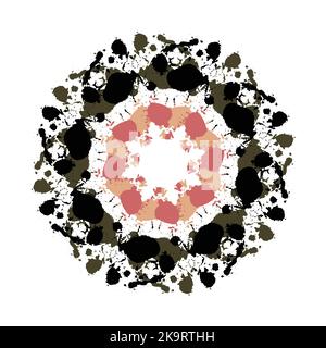 Abstract floral shape. Element for design. Stock Vector