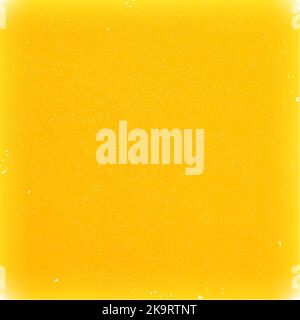 Grunge style bright yellow vector background with small particles Stock Vector