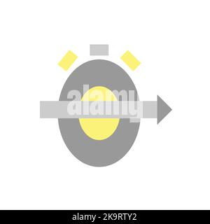 Abstract geometric composition in minimalistic modern style on white background. Stock Vector