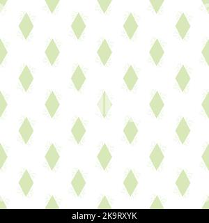 Vector seamless pattern. Modern minimalist style texture. Repeating background with abstract rhombus shapes Stock Vector