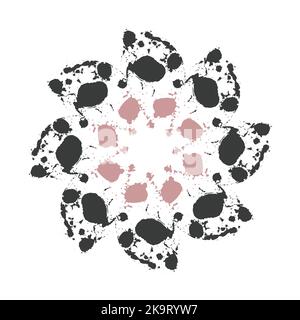 Abstract floral shape. Element for design. Stock Vector