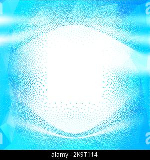 Colorful dotted abstract bright background with colorful waves. Decorative design texture. Stock Vector